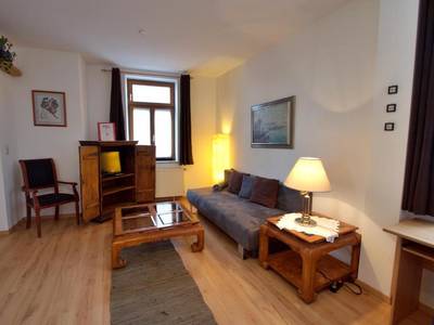 Wohnzimmer - Apartment mit 1 Schlafzimmer - Fux Altstadt Appartments Augsburg