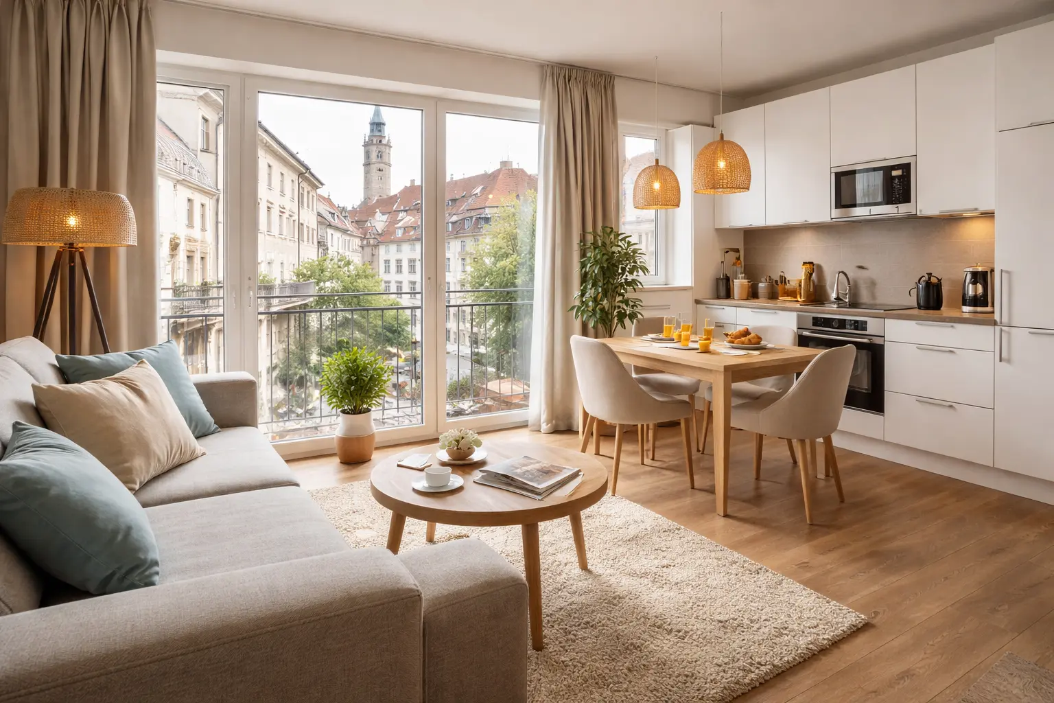 Serviced apartments & furnished flats in Augsburg